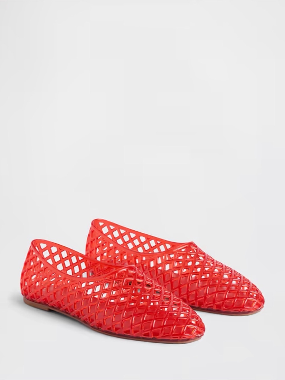 GAP Red Woven Slip-On Flats